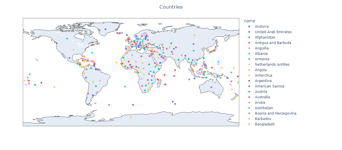 Plotly Express Scatter Geo 